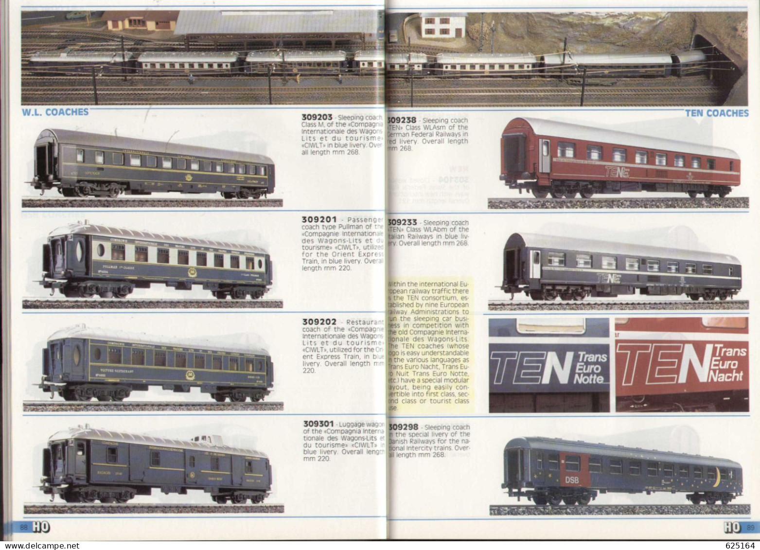 catalogue LIMA 1989/90 Railways British international edition HO 1/87