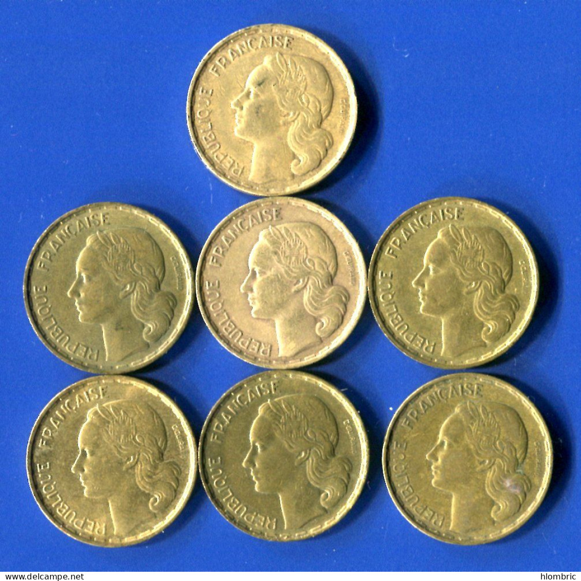 50  Fr  1954 B    +  6  Pieces   50 Fr  1951 + 1951 B +1952 +1952 B 1953 +1953 B + 7  Pieces - 50 Francs