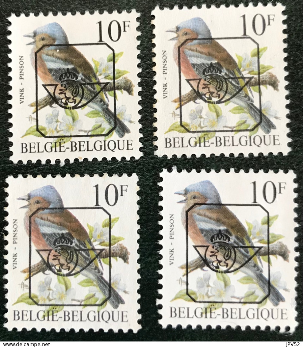 België - Belgique - C12/41 - 1991 - (°)used - Michel 2404V - Vink - Typos 1986-96 (Vögel)