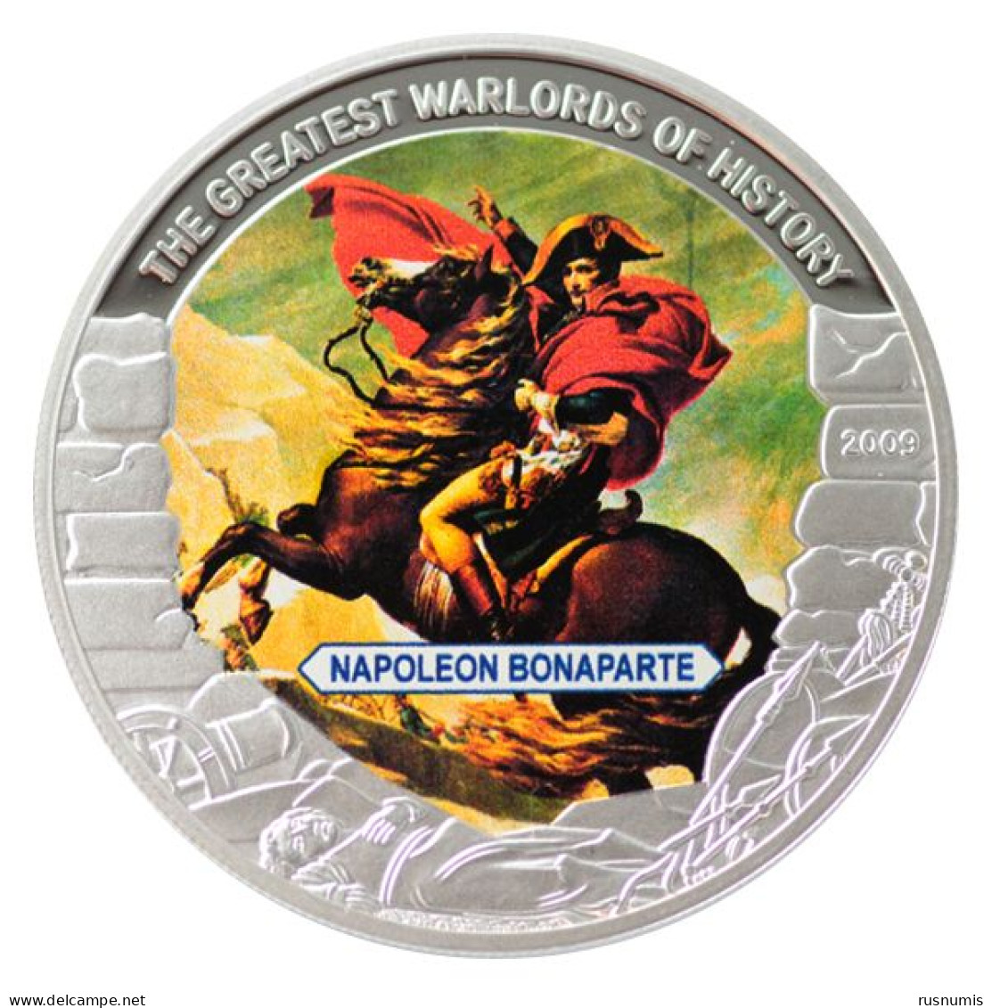 LIBERIA 5 $ GREATEST WARLORDS OF HISTORY - NAPOLEON BONAPARTE 2009 - Liberia