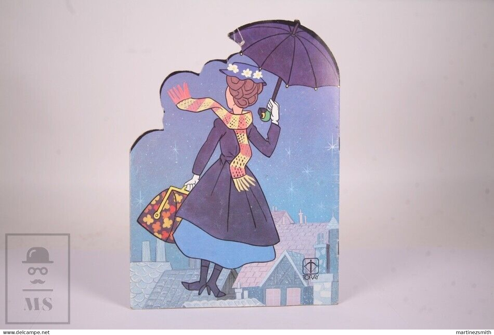 Original 1987 Mary Poppins Walt Disney Die-Cut Children's Book - Catalan - Toray - Children's