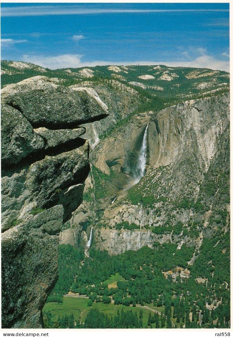 3 AK USA * Half Dome, Three Brothers Und Yosemite Falls Im Yosemite National Park UNESCO Weltnaturerbe * - Yosemite