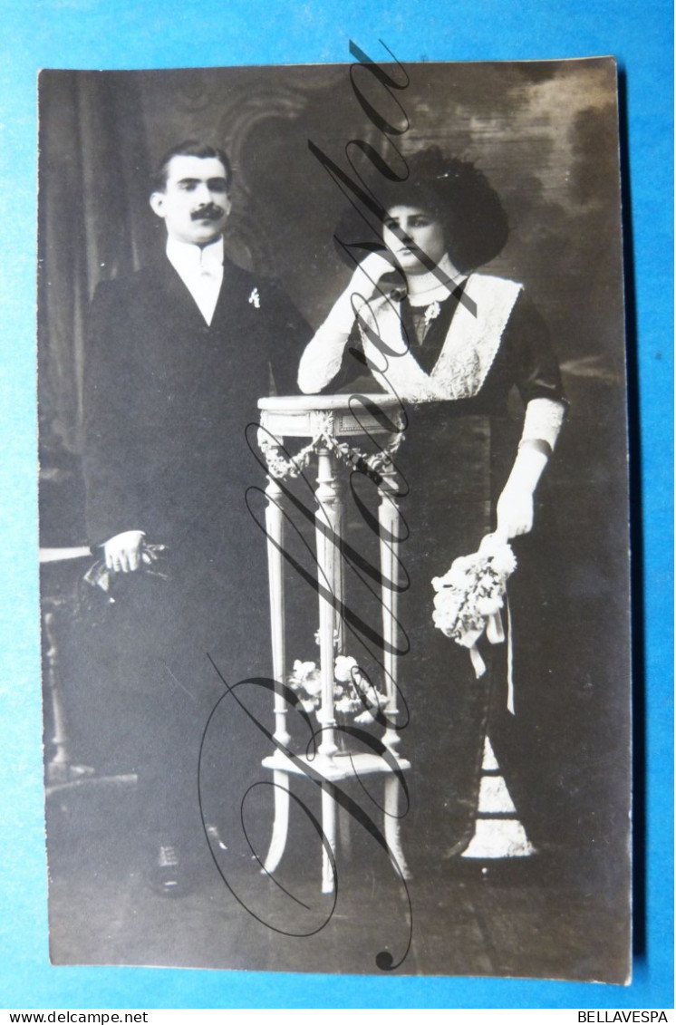 Carte Photo  G.Schoeiers 15/11/1913 Aan  Celine Dael - Genealogy