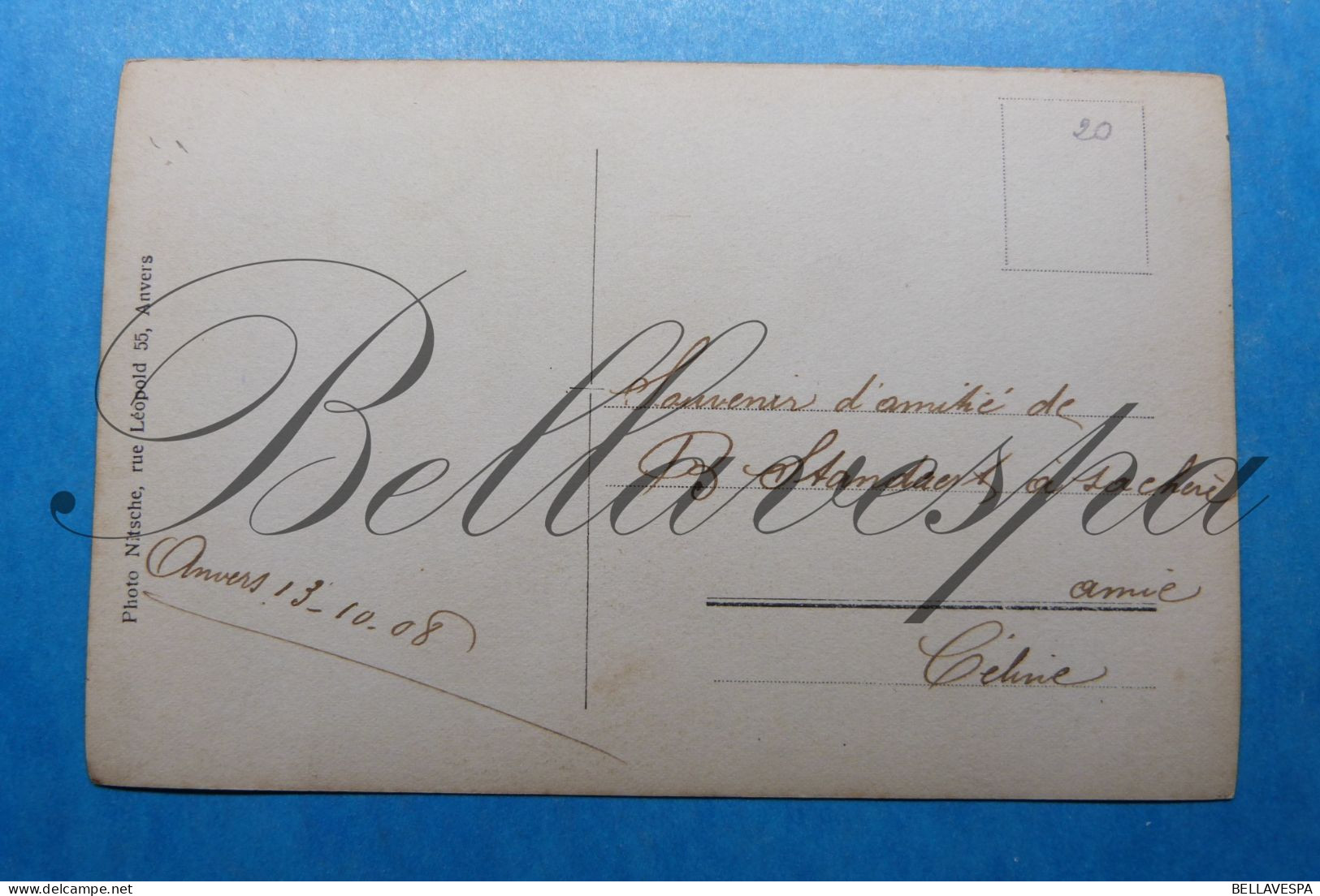 Carte Photo 13-10-1908   Aan Celine Dael - Genealogie