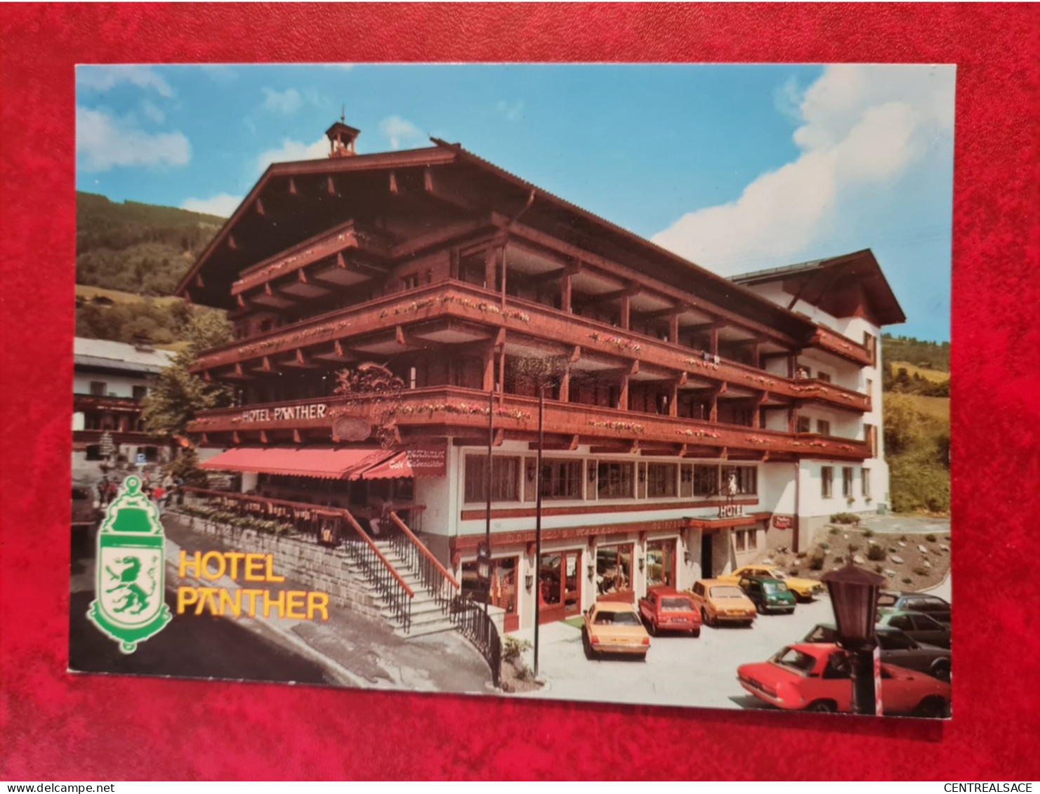 Carte  AUTRICHE   SAALBACH HOTEL PANTHER - Saalbach