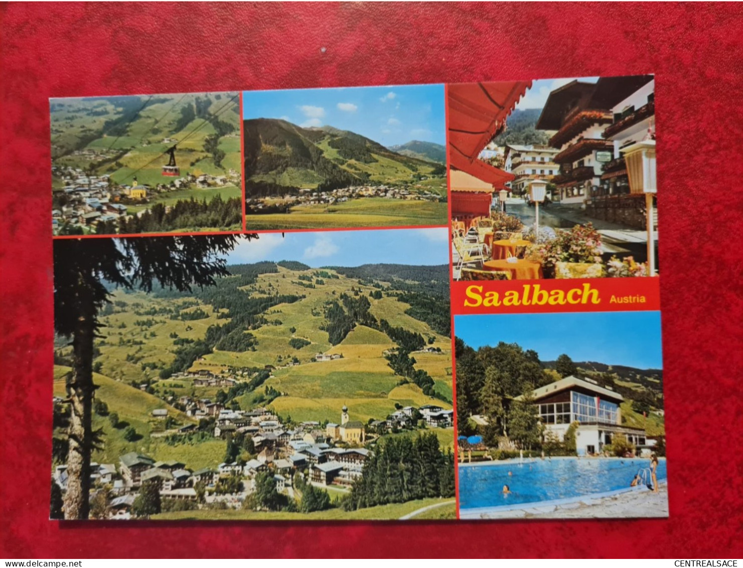 Carte  AUTRICHE  SAALBACH MULTIVUES - Saalbach