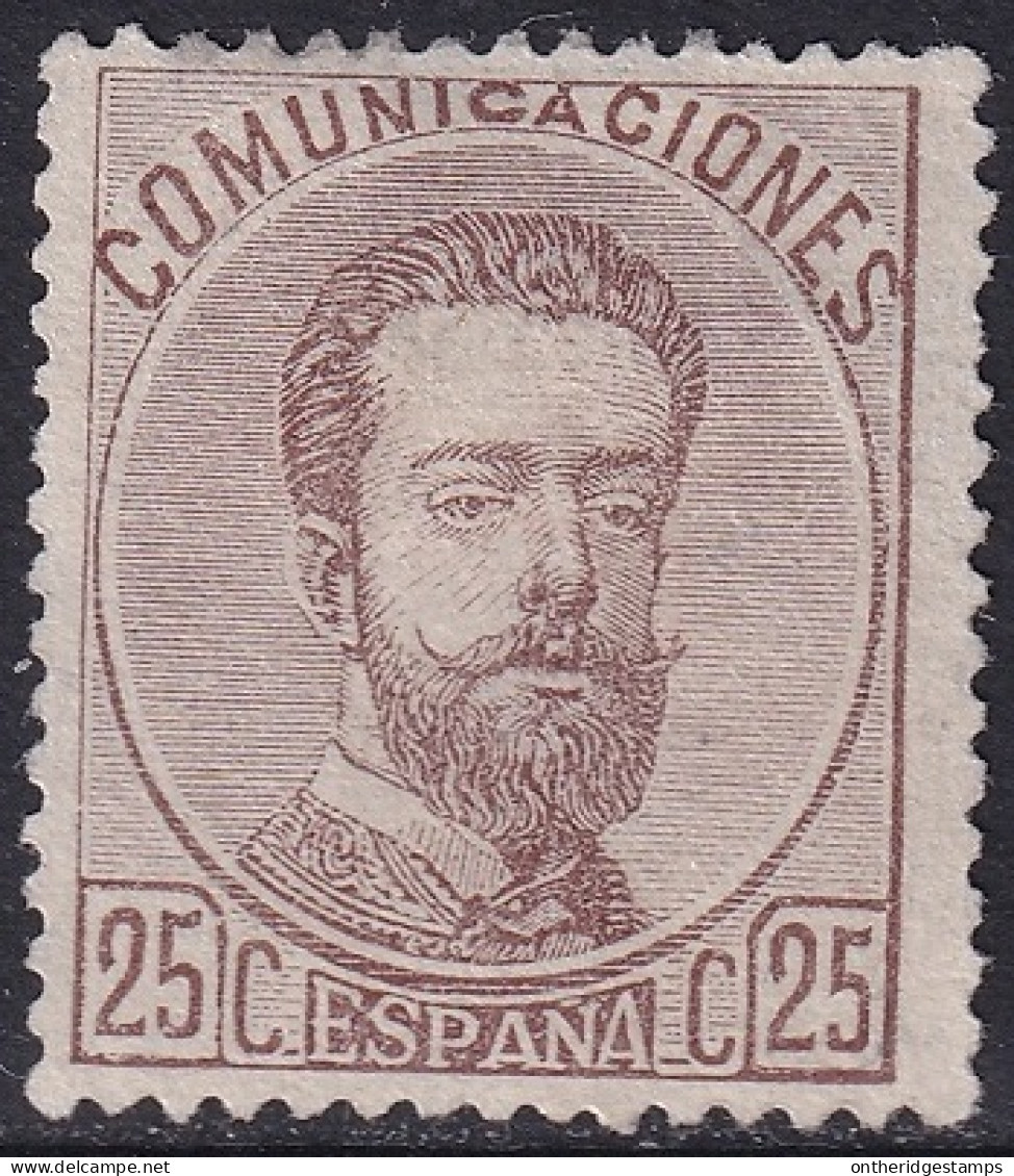 Spain 1872 Sc 184 España Ed 124 MNG(*) Tiny Thin - Ungebraucht