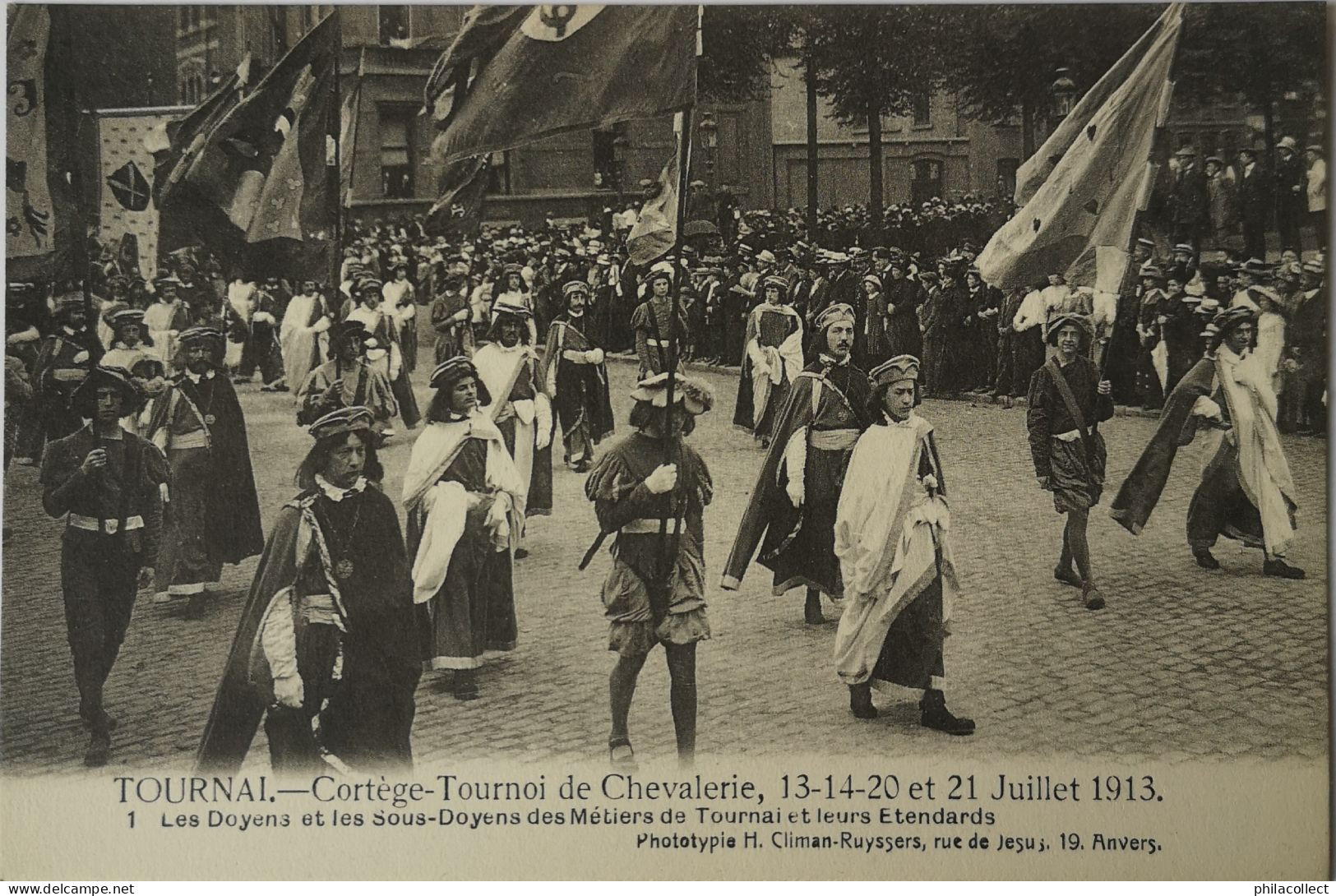 Tournai // Cortege - Tournoi De Chevalerie Juillet 1913 No. 1.  19?? - Doornik