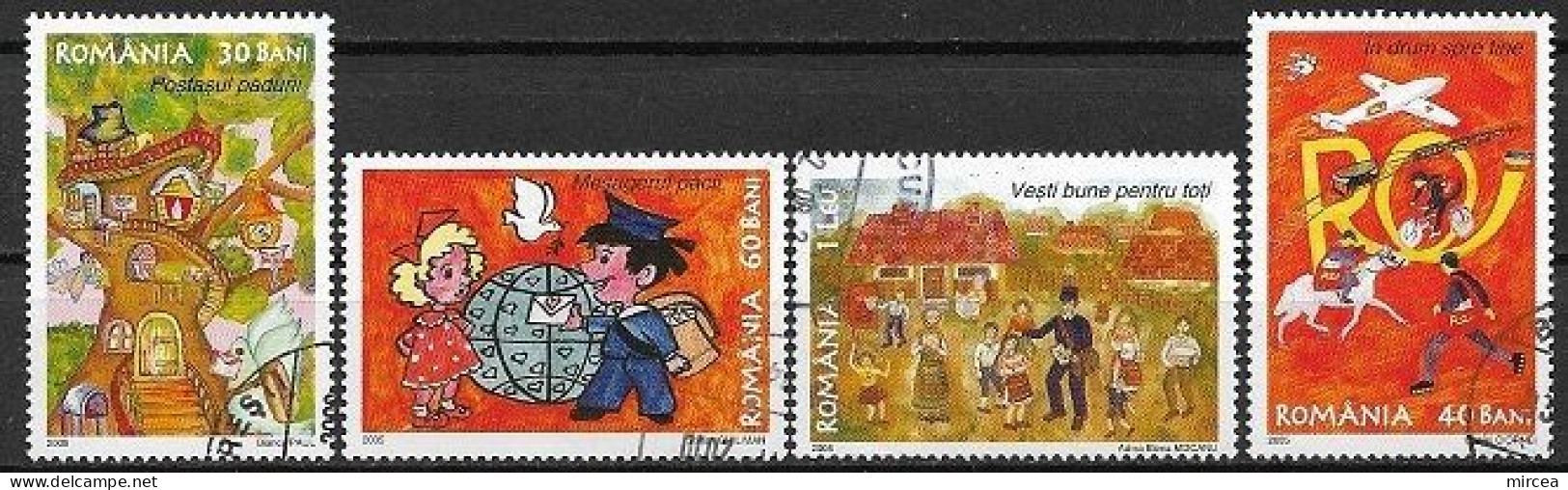 C3976 - Roumanie 2005 - 4v.obliteres - Used Stamps