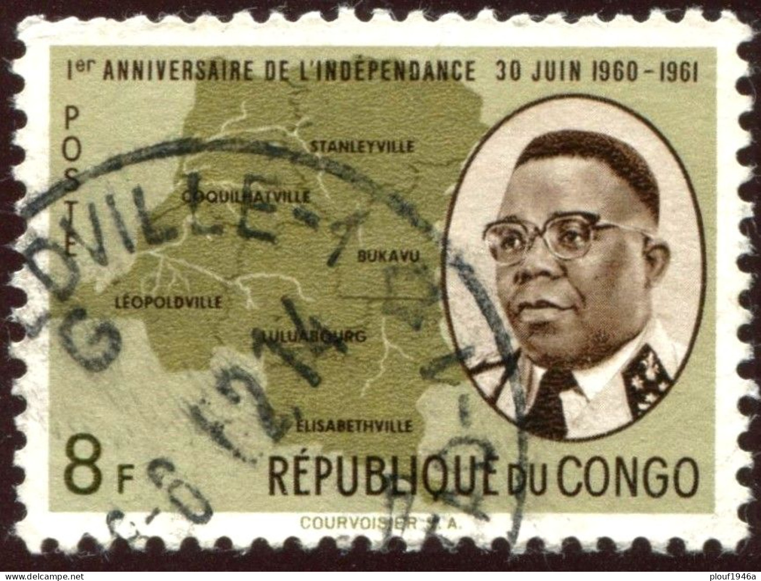 Pays : 131,2 (Congo)  Yvert Et Tellier  N° :  440 (o) - Oblitérés