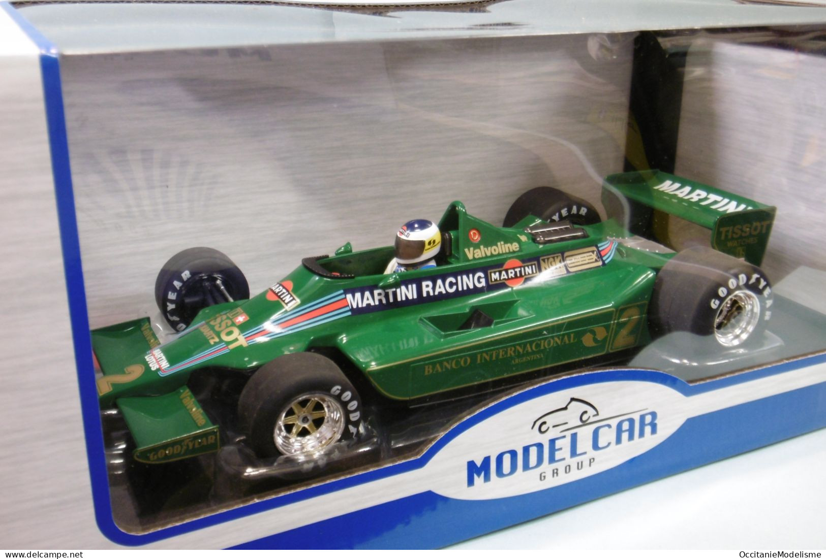 MCG Model Car Group - LOTUS FORD 79 #2 2nd GP Argentina 1979 C. Reutemann F1 Réf. 18621F BO 1/18 - Other & Unclassified