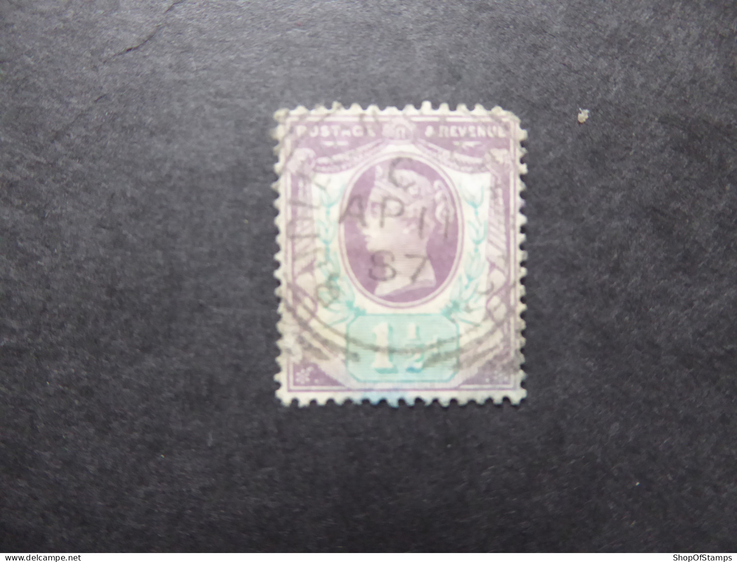 GREAT BRITAIN SG 198 1 1/2d Postmark  Used  - Unclassified