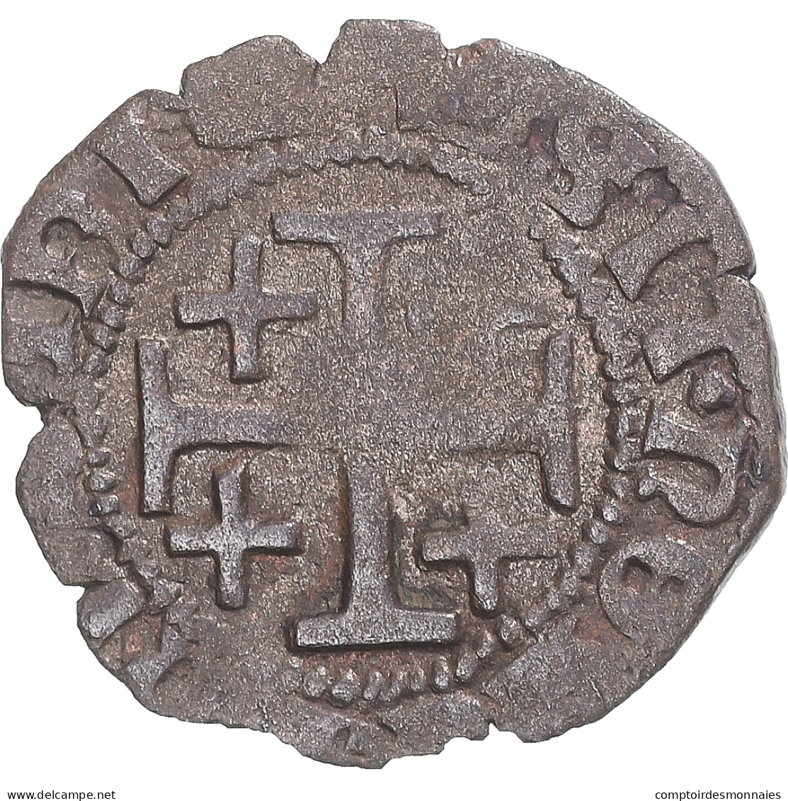 Monnaie, France, Patac De Provence, 1515-1547, Tarascon, TB+, Billon - 1515-1547 Frans I