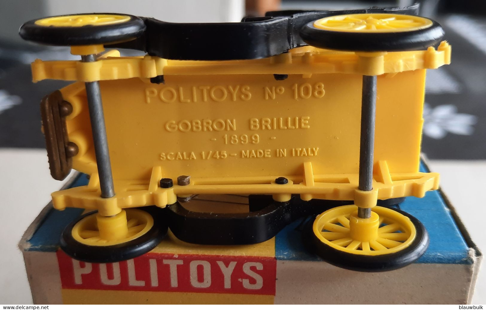 Politoys APS 108 GOBRON BRILLEE 1899 (II Series:1963) 1/45