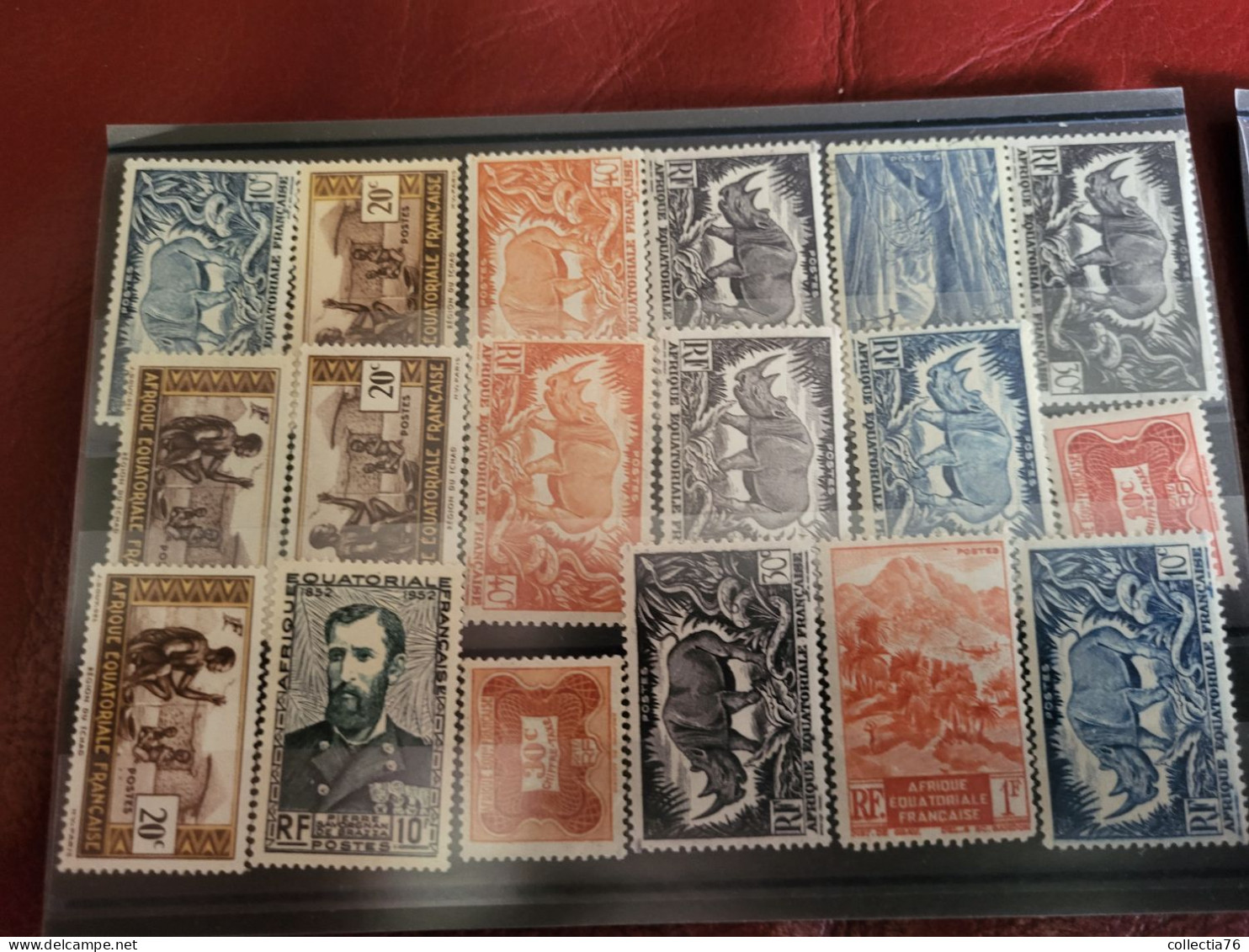 LOT 5000 TIMBRES COLONIES AFRIQUE ASIE OCEANIE PACIFIQUE MEMEL ST PIERRE MIQUELON NEUFS ET OBLITERES VOIR ANNONCE - Sammlungen