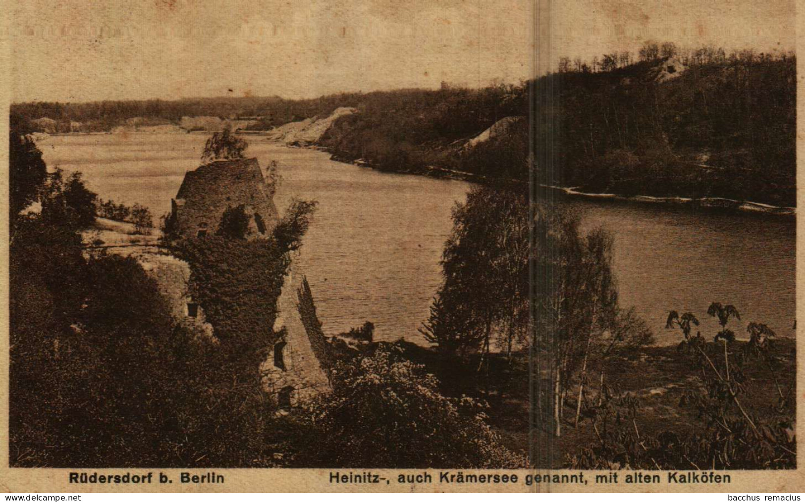 RÜDERSDORF Bei BERLIN  Heinitz-, Auch Krämersee Genannt, Mit Alten Kalköfen - Ruedersdorf