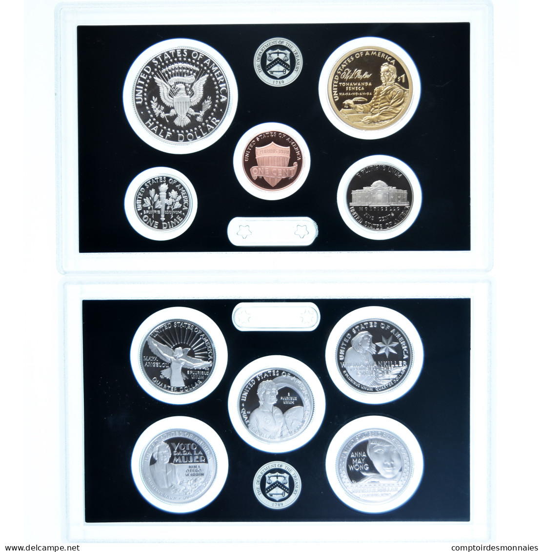 Monnaie, États-Unis, Coffret, 2022, San Francisco, Silver BE Set 2022 SAN - Herdenking