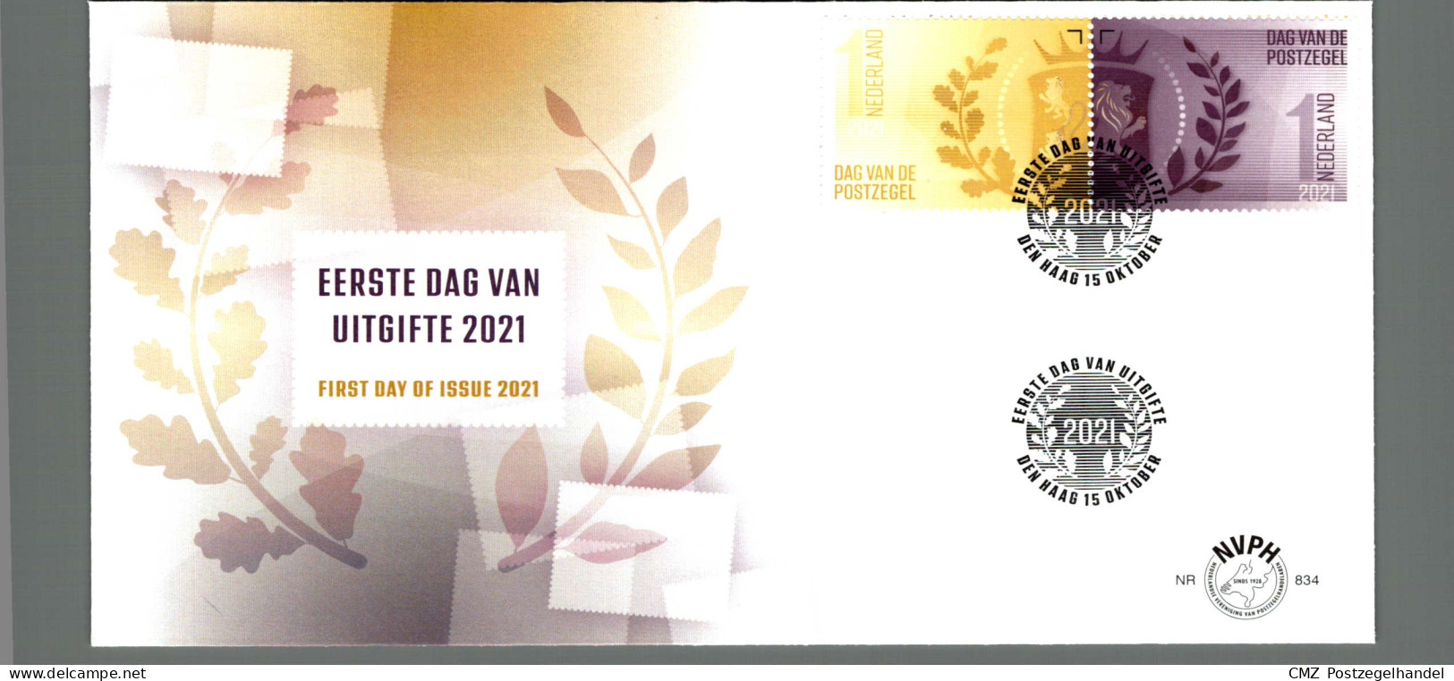 Jaarcollectie FDC Eerstedagenveloppen 2021 Onbeschreven  - Annate Complete