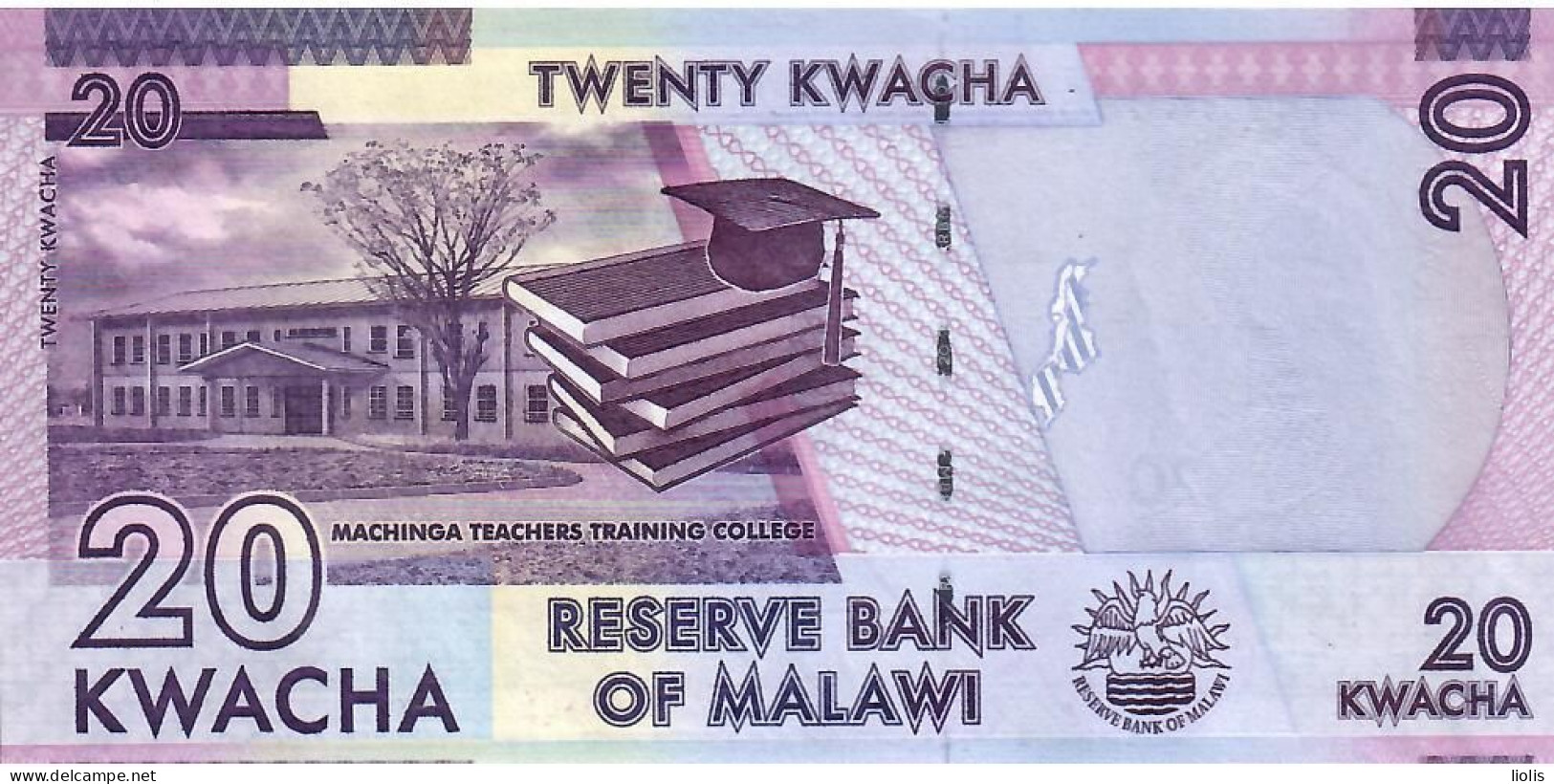 Malawi  P-57  20 Kwacha  2014  UNC - Malawi