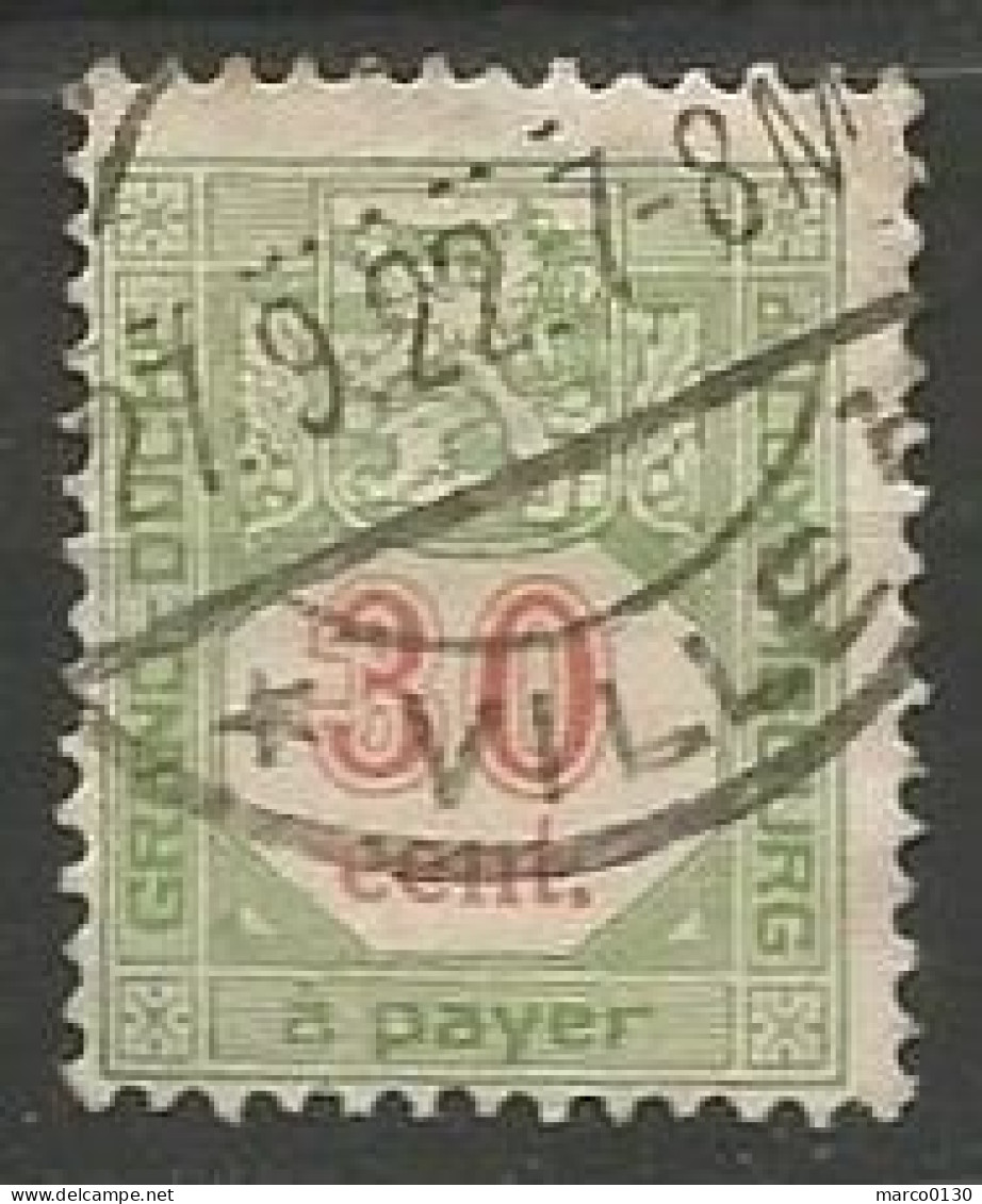 LUXEMBOURG / TAXE N° 14 OBLITERE - Postage Due