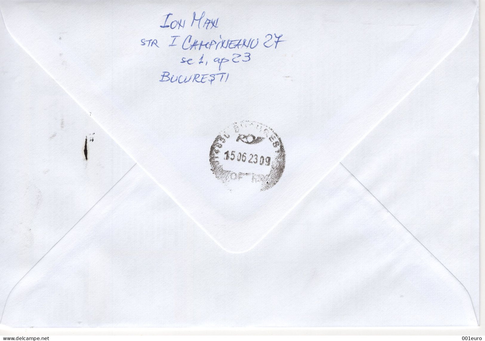 ROMANIA 2005: POPE JOSEPH RATZINGER On Cover Circulated As Domestic Letter - Registered Shipping! - Usati
