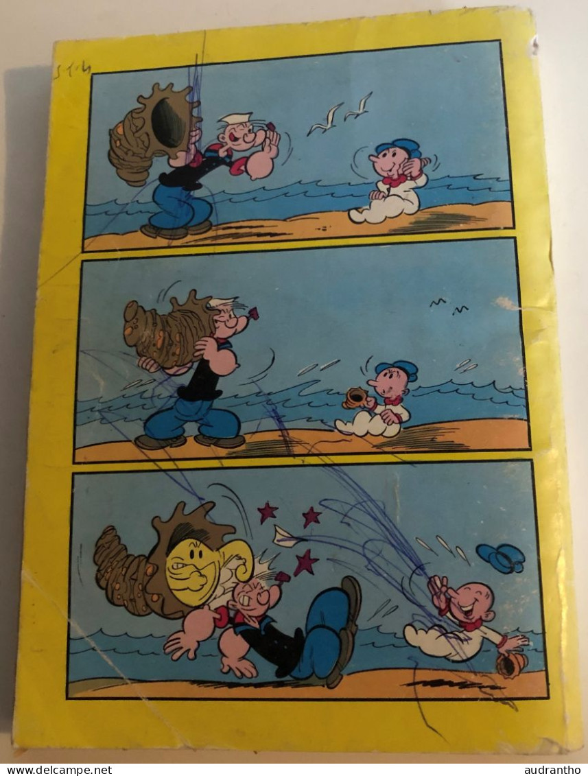 3 Bd De Poche Captain Présente POPEYE N°120 - N°205 - N°208 - Années 1980 - 1979 - 1972 - Paquete De Libros