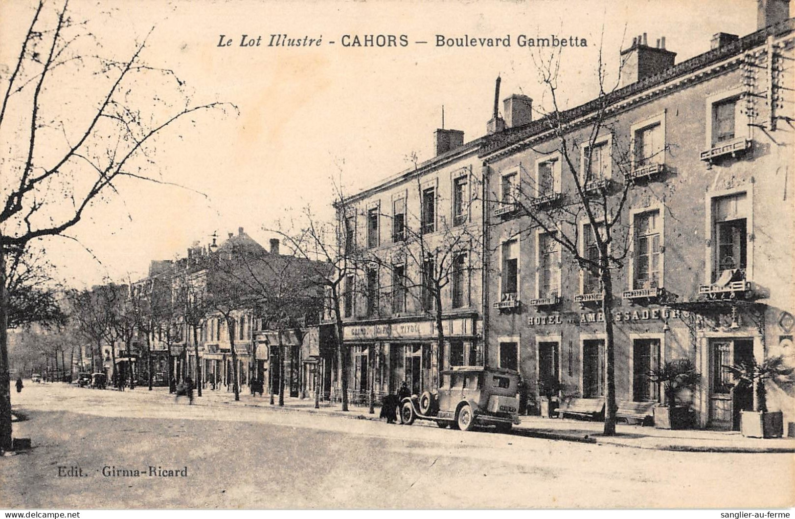 CPA 46 CAHORS  BOULEVARD GAMBETTA - Cahors