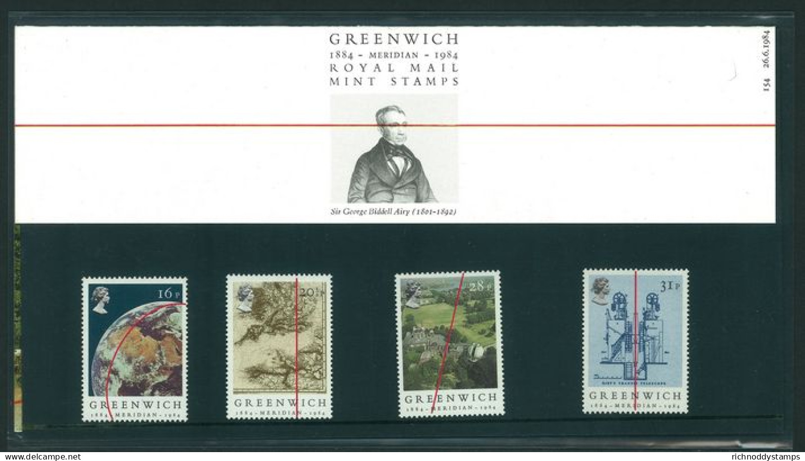 1984 Centenary Of Greenwich Meridian Presentation Pack. - Presentation Packs