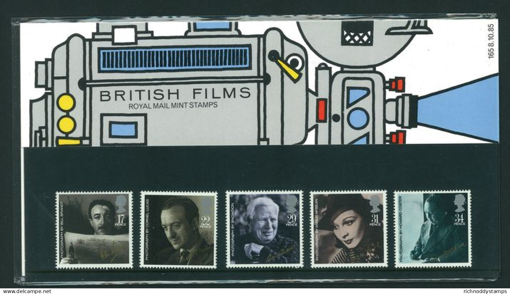 1985 British Film Year Presentation Pack. - Presentation Packs