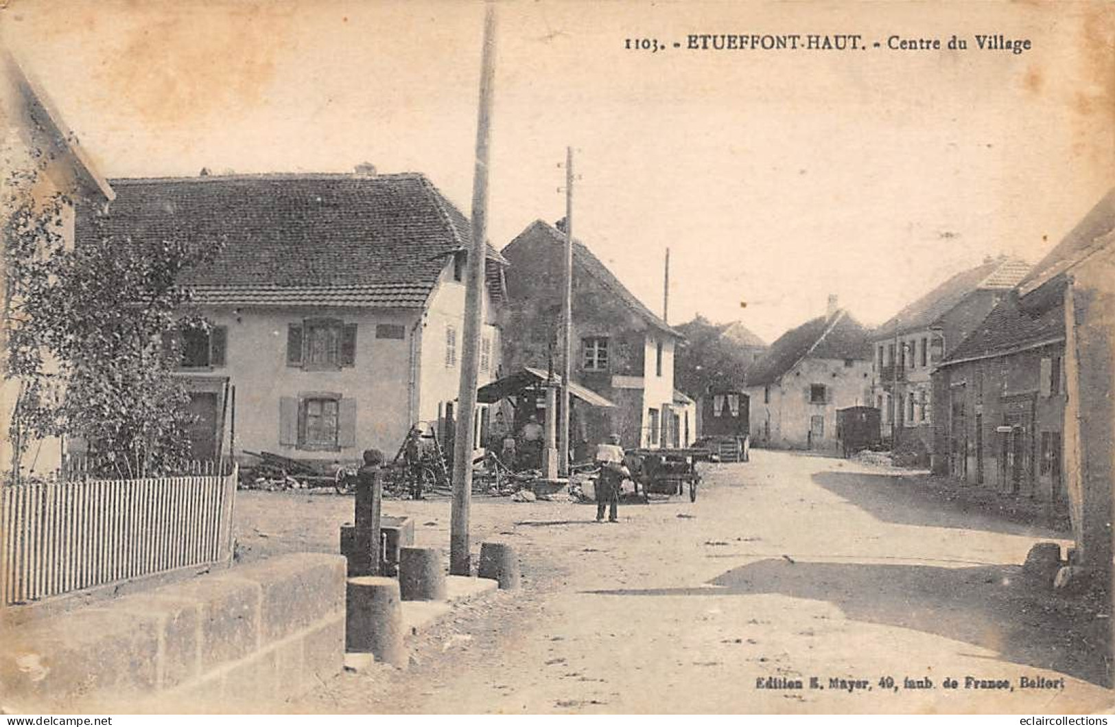 Etueffont Haut         90       Centre Du Village. Machines Agricoles             (voir Scan) - Sonstige & Ohne Zuordnung