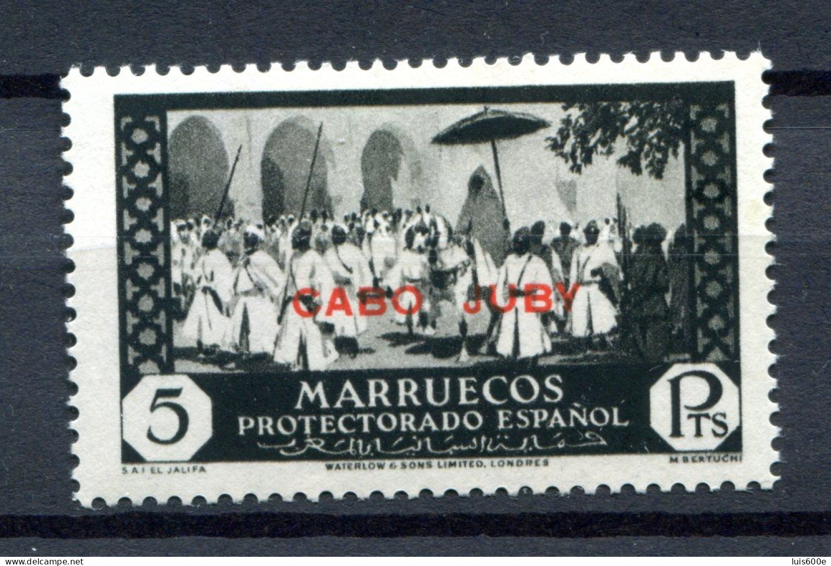 1935/36.CABO JUBY.EDIFIL 77**.NUEVO SIN FIJASELLOS(MNH).CATALOGO 165€ - Cape Juby