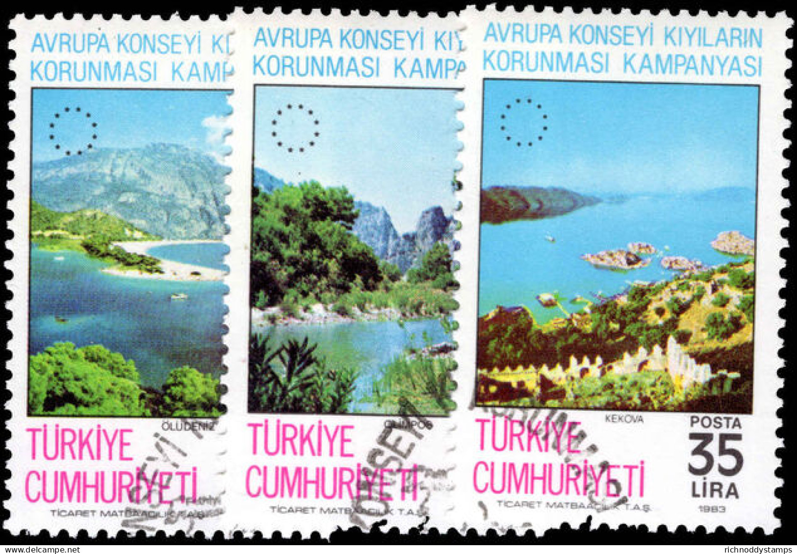 Turkey 1983 Coastal Protection Fine Used. - Used Stamps