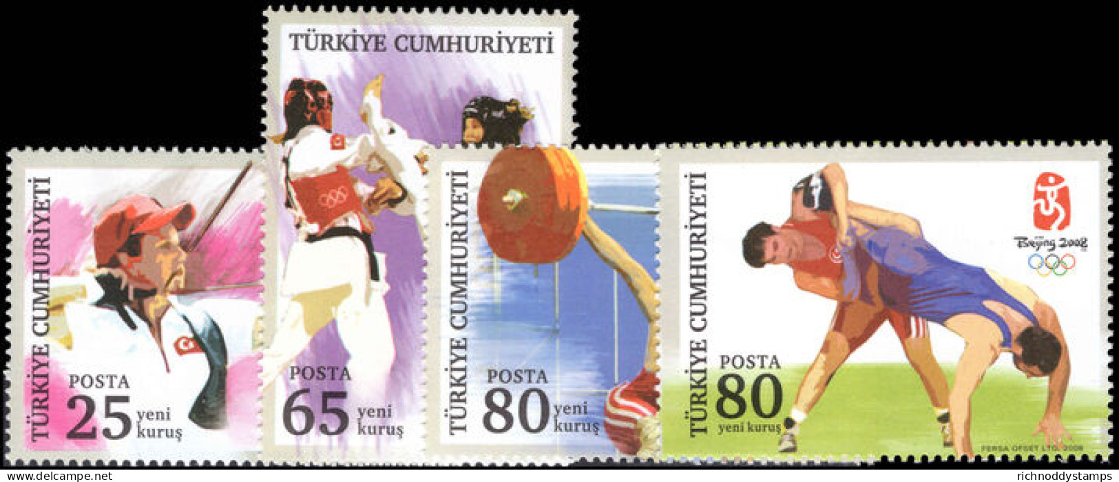 Turkey 2008 Olympic Games Unmounted Mint. - Nuevos