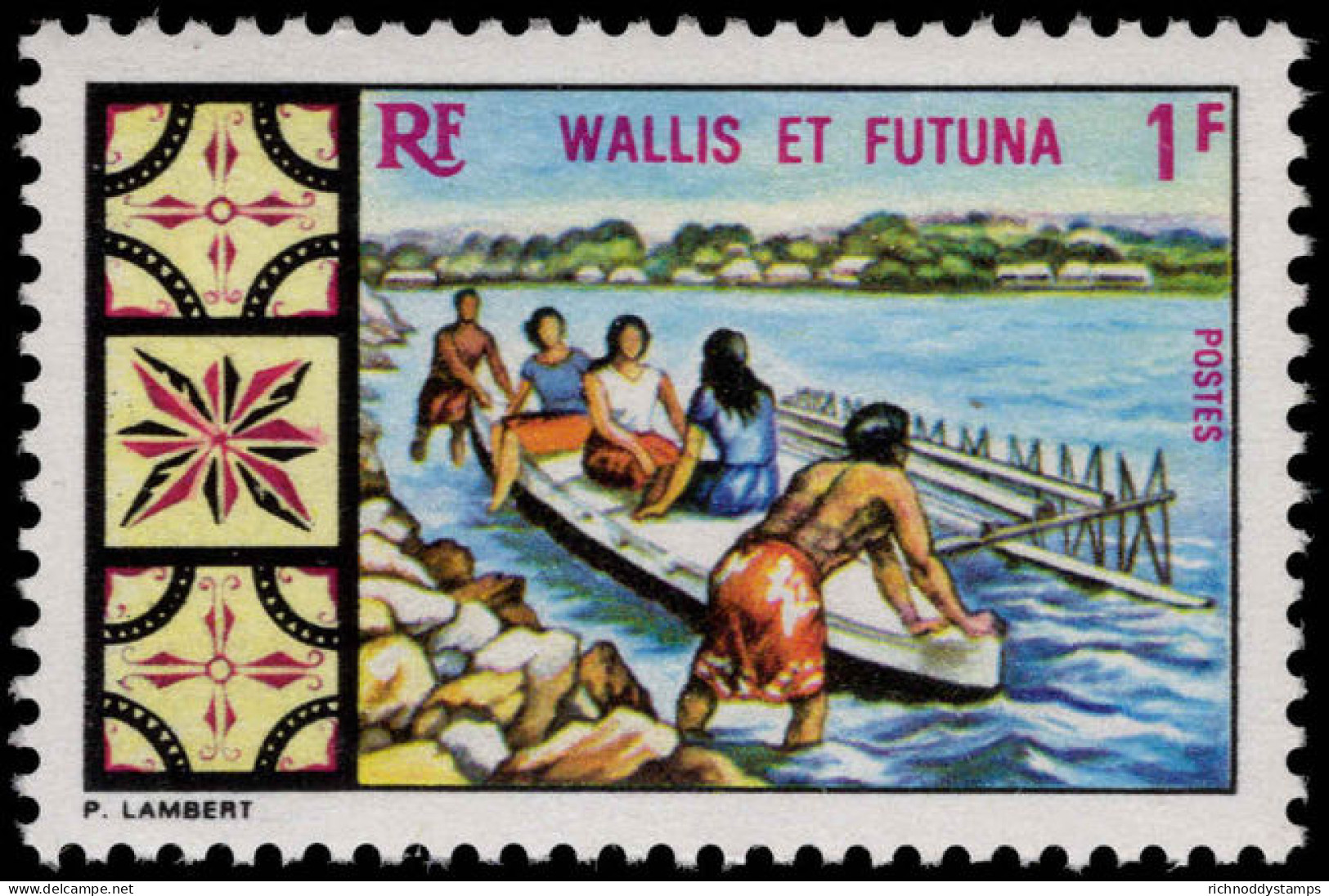 Wallis And Futuna 1969 Outrigger Canoe Unmounted Mint. - Neufs