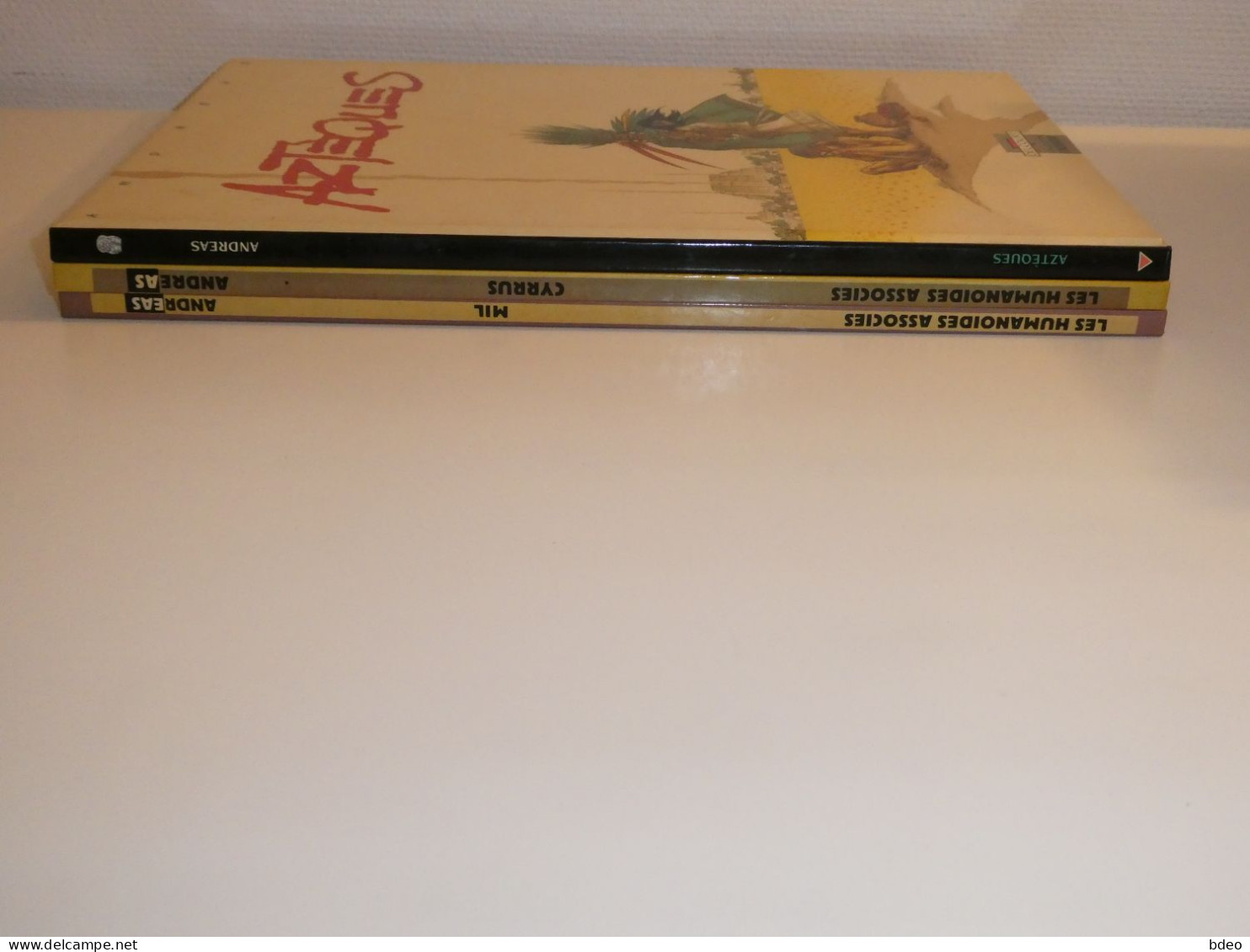 LOT 3 ANDREAS / AZTEQUES / MIL / CYRRUS / TBE - Lots De Plusieurs BD