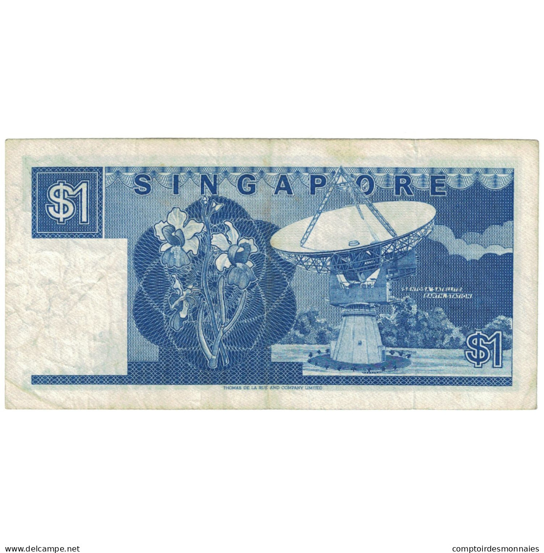 Billet, Singapour, 1 Dollar, Undated (1987), KM:18a, TB - Singapur