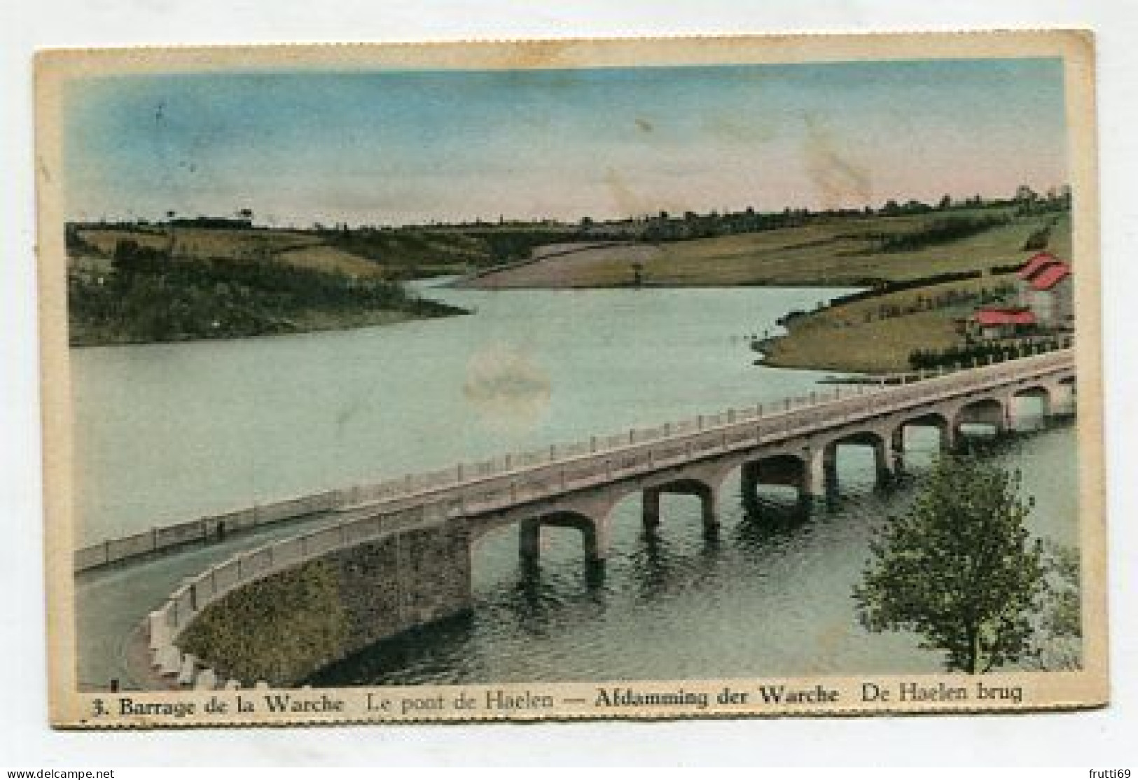 AK 140327 BELGIUM - Barrage De La Warche - Le Pont De Haelen - Butgenbach - Bütgenbach