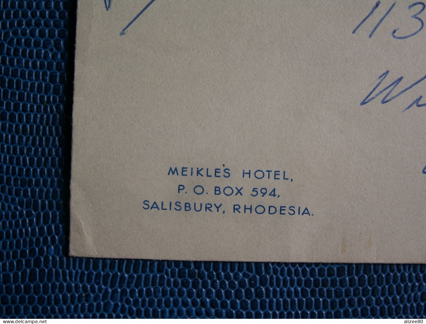 ENVELOPPE   AVION   De SALISBURY -- MEKNES  HOTEL 1964 Pour  Les  U S A  1964 - Brieven En Documenten