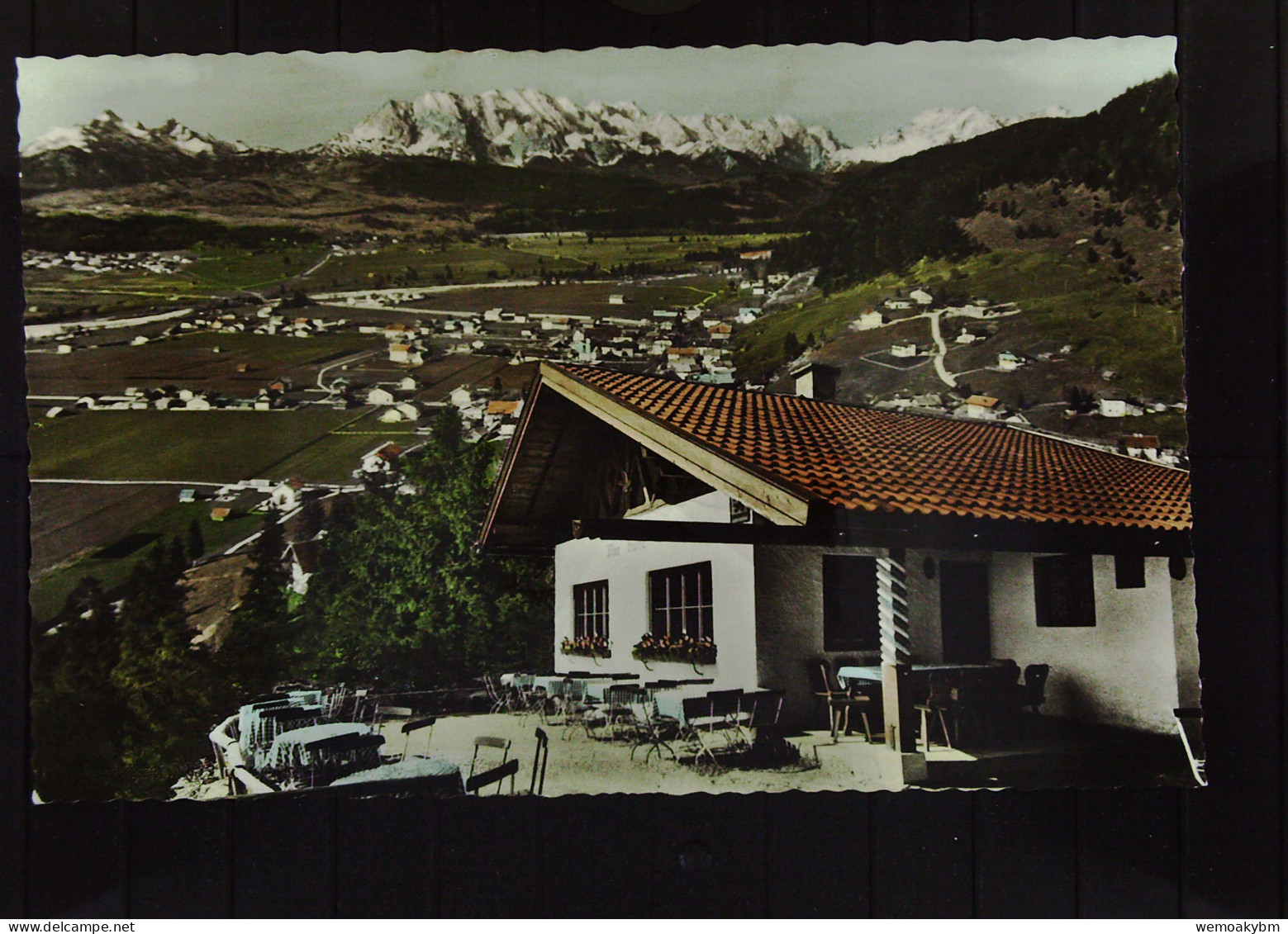 BRD: AK Von Der Maxhüte 1022 M Gegen Wallgau Und Wettersteingebirge - Mit Baudenstempel Um 1970  - Maxhuette-Haidhof