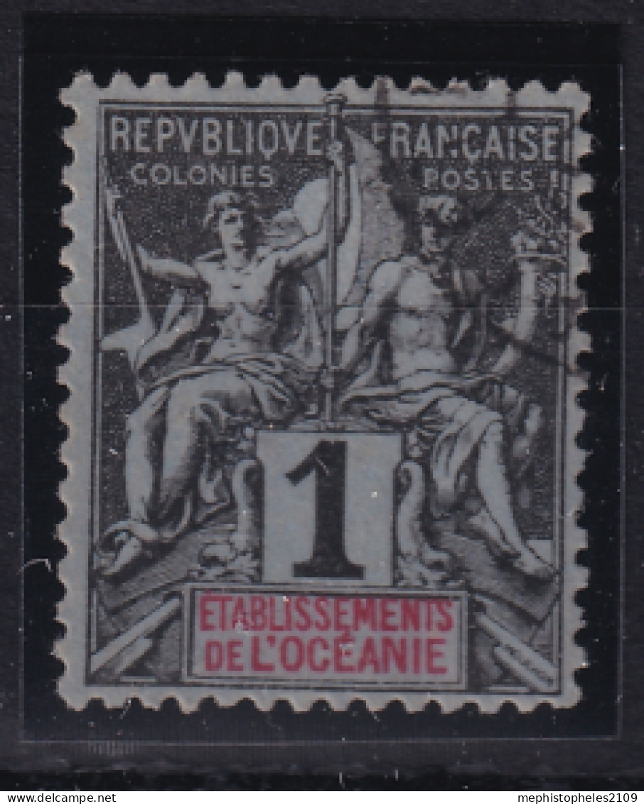 OCÉANIE 1892 - Canceled - YT 1 - Used Stamps