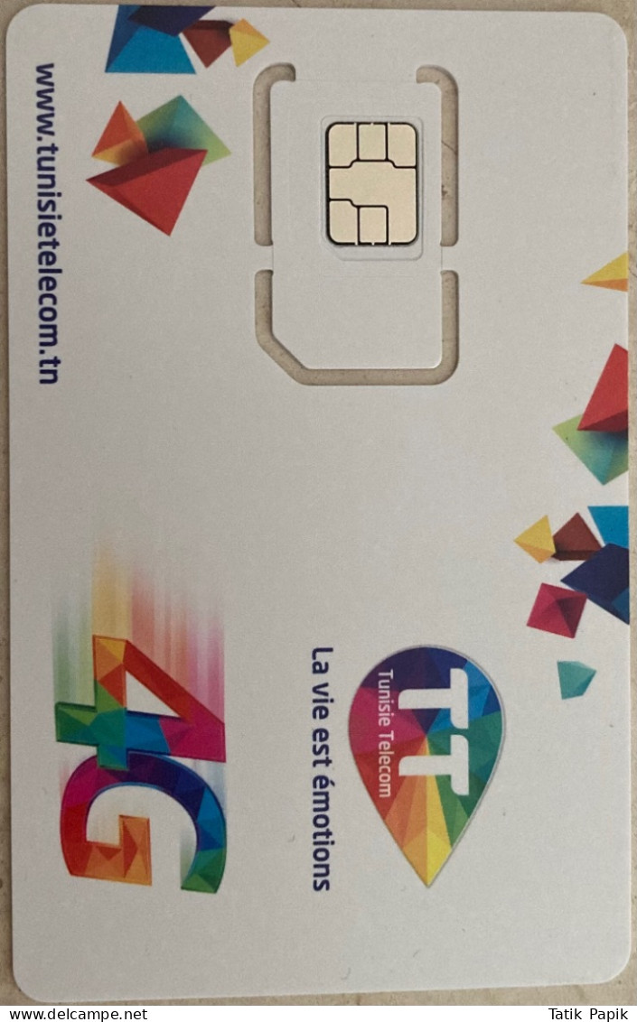 Tunisie Tunisia Telecom Mobile Never Used Phone Card Multi SIM GSM 3G 4G 5G NEW NANO LOGO - Tunisia