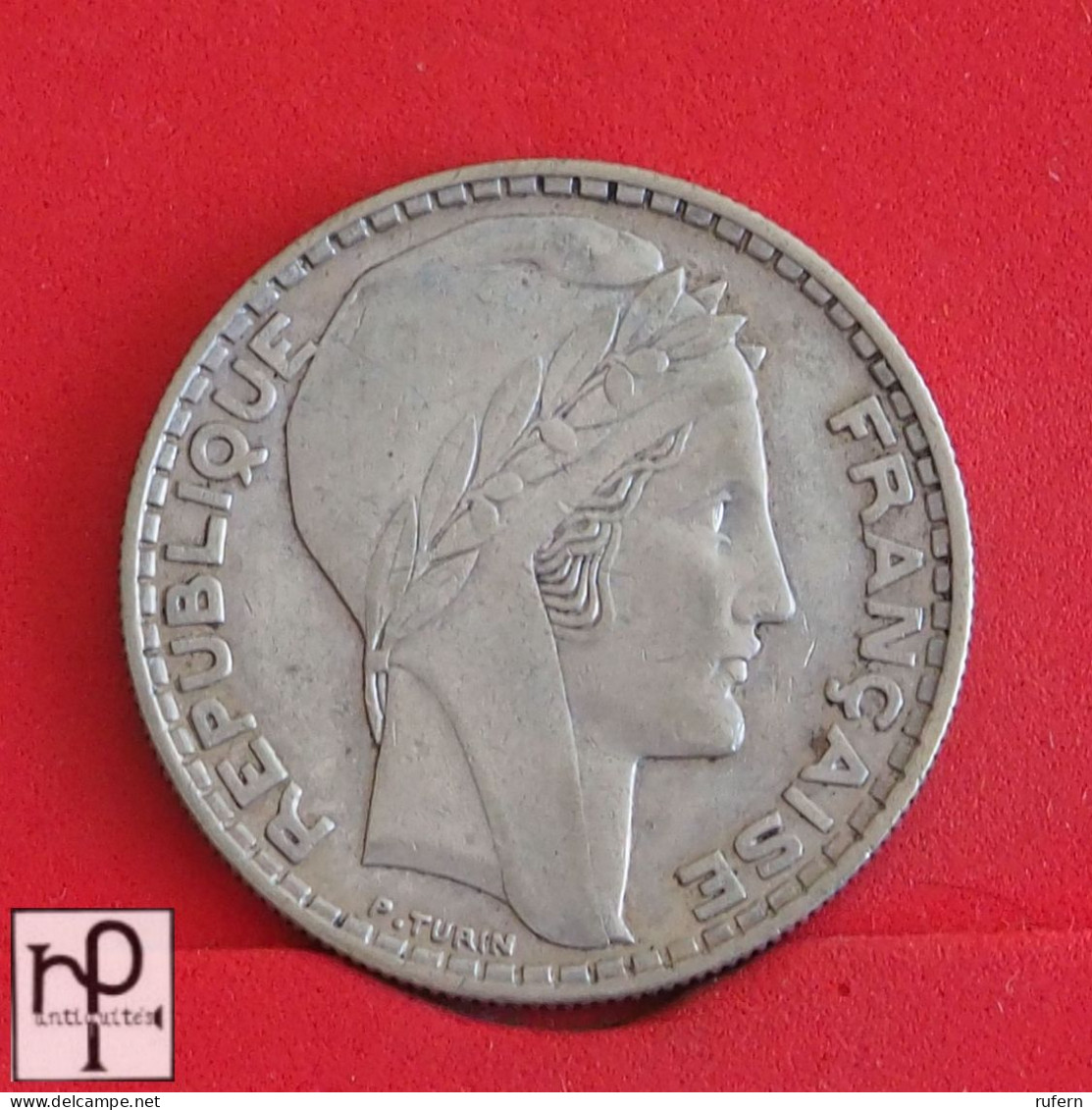 FRANCE 20 FRANCS 1933 - ***SILVER***   KM# 879 - (Nº55509) - 20 Francs