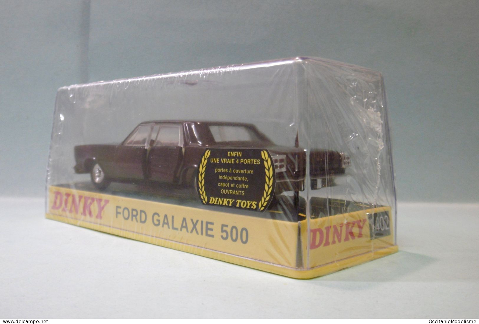 Dinky Toys / Atlas - FORD GALAXIE 500 Marron Réf. 1402 BO 1/43 - Dinky