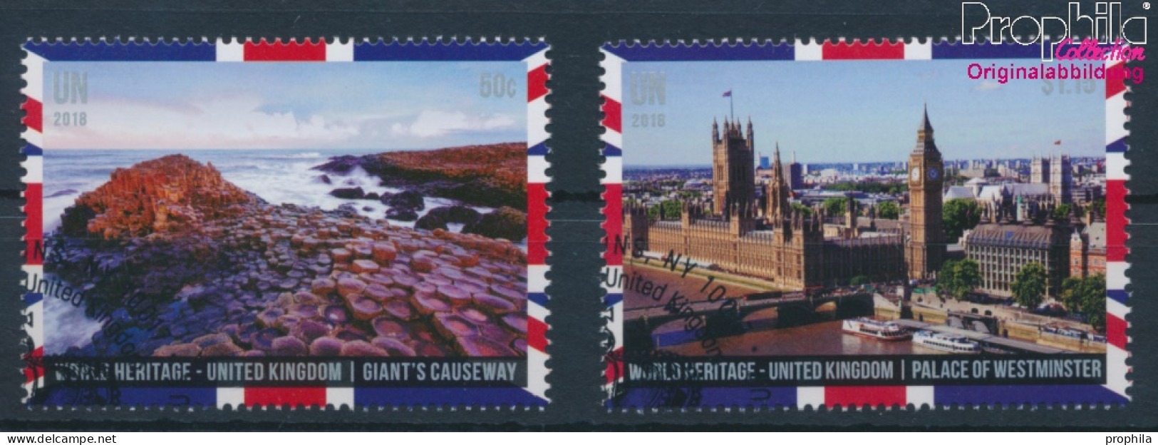 UNO - New York 1664-1665 (kompl.Ausg.) Gestempelt 2018 UNESCO Welterbe (10130245 - Usati