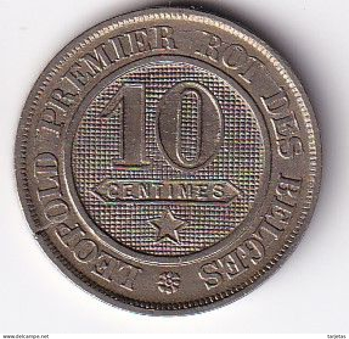 MONEDA DE BELGICA DE 10 CENTIMES DEL AÑO 1861  (COIN) - 10 Centimes