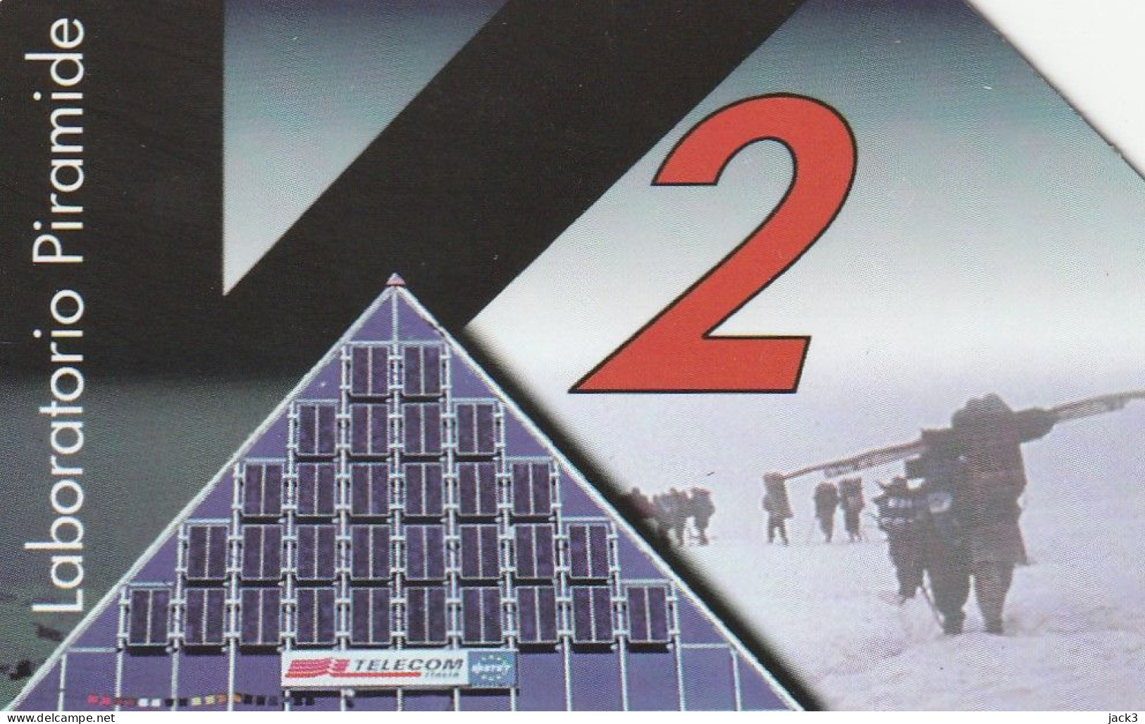 SCEDA TELEFONICA - LABORATORIO PIRAMIDE (2 SCANS) - Öff. Themen-TK