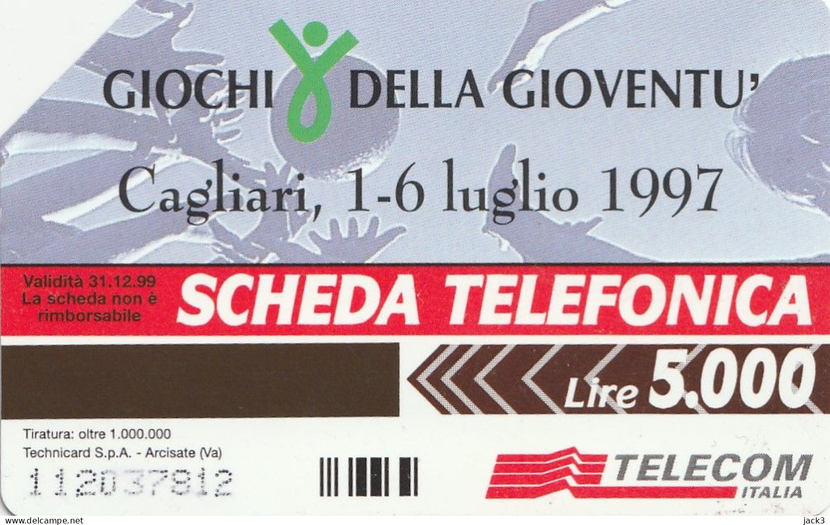 SCEDA TELEFONICA - GIOCHI DELLA GIOVENTU' 1997 (2 SCANS) - Publieke Thema