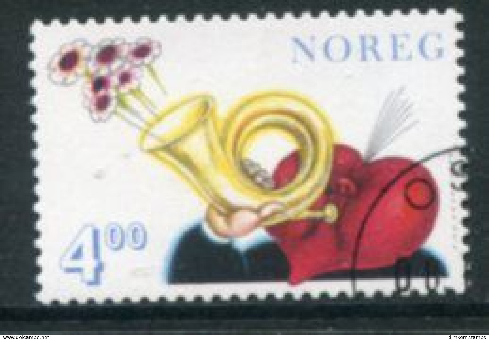 NORWAY 1999 Valentine's Day Used.  Michel 1306 - Used Stamps