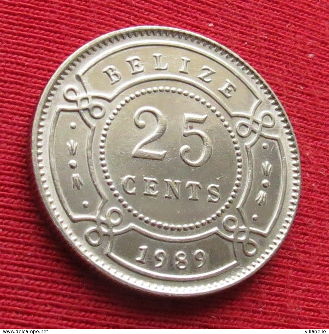 Belize 25 Cents 1989 KM# 36 Lt 955 *VT  Beliz Belice - Belize