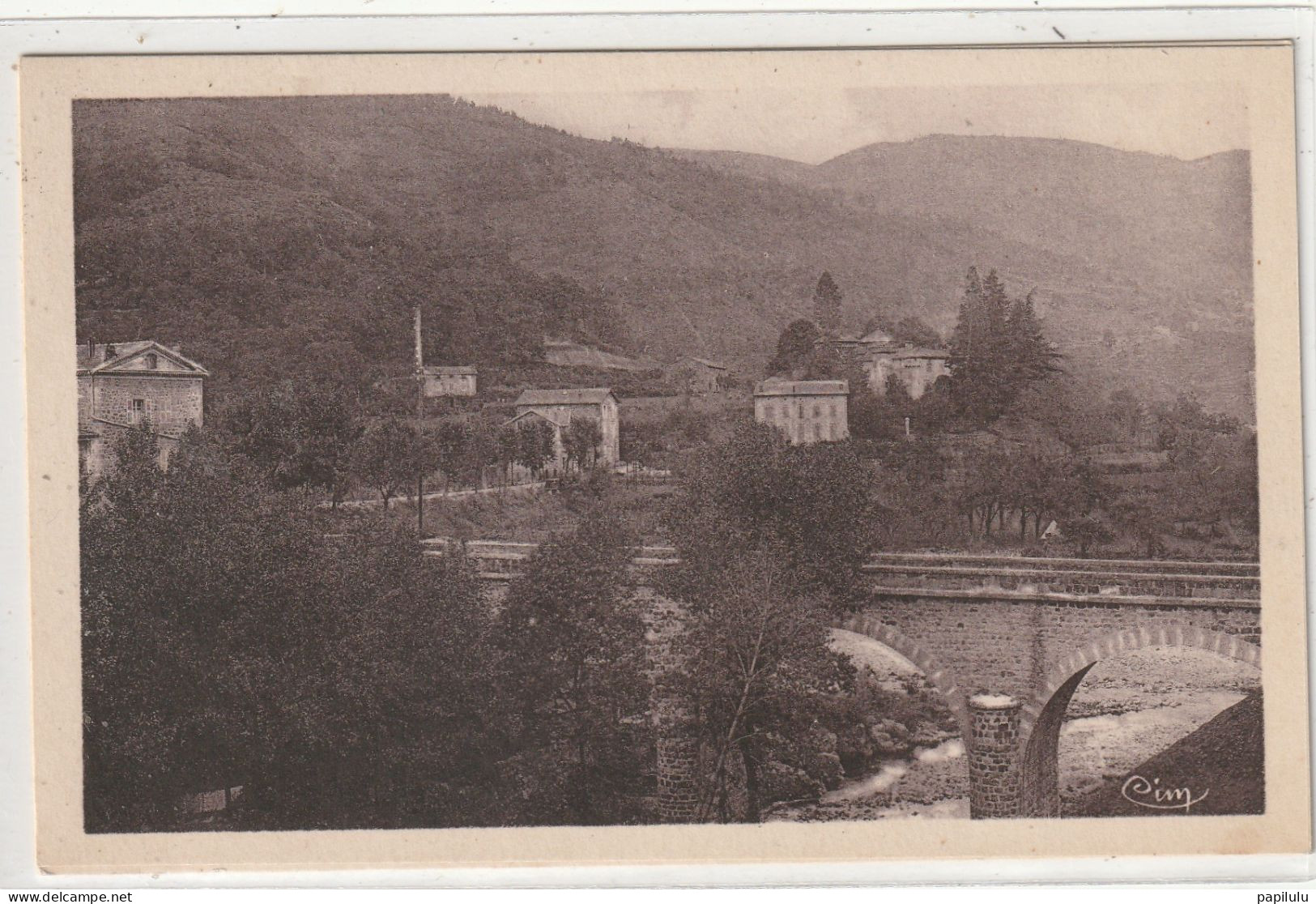 7 DEPT 07 : édit. Cim : Saint Martin De Valamas Le Pont Et Lavis - Saint Martin De Valamas